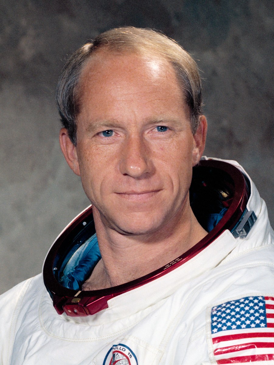 Al Worden, NASA Apollo 15 official portrait, 1971.