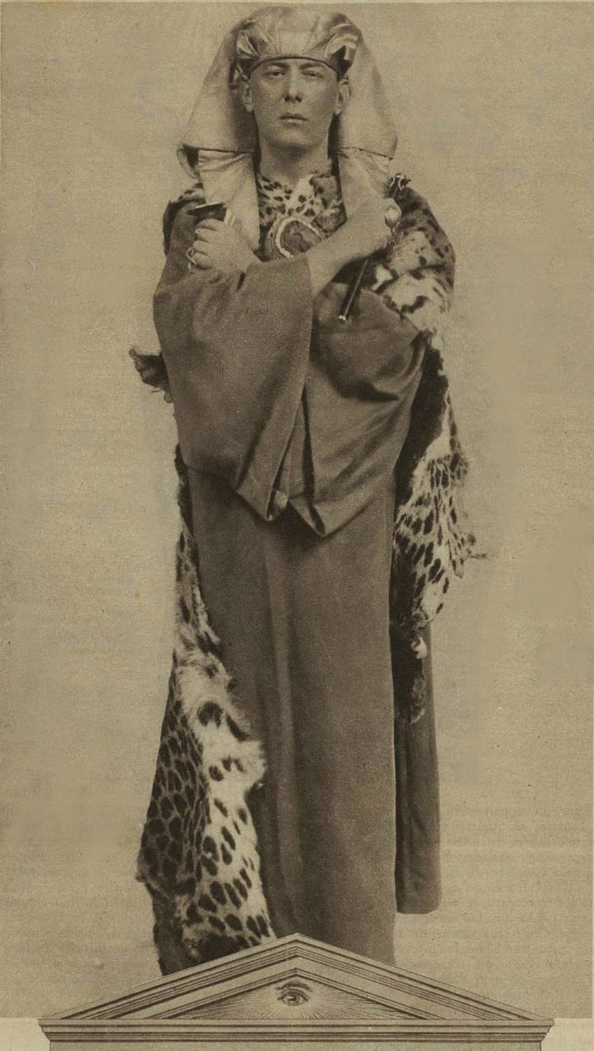 Aleister Crowley as Osiris.