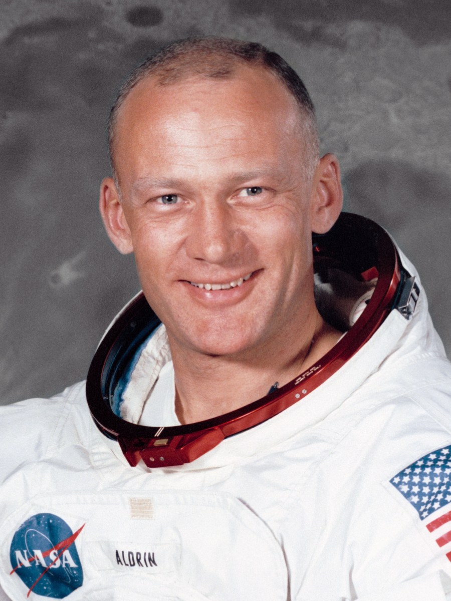 Buzz Aldrin, NASA Apollo 11 official portrait, 1969.