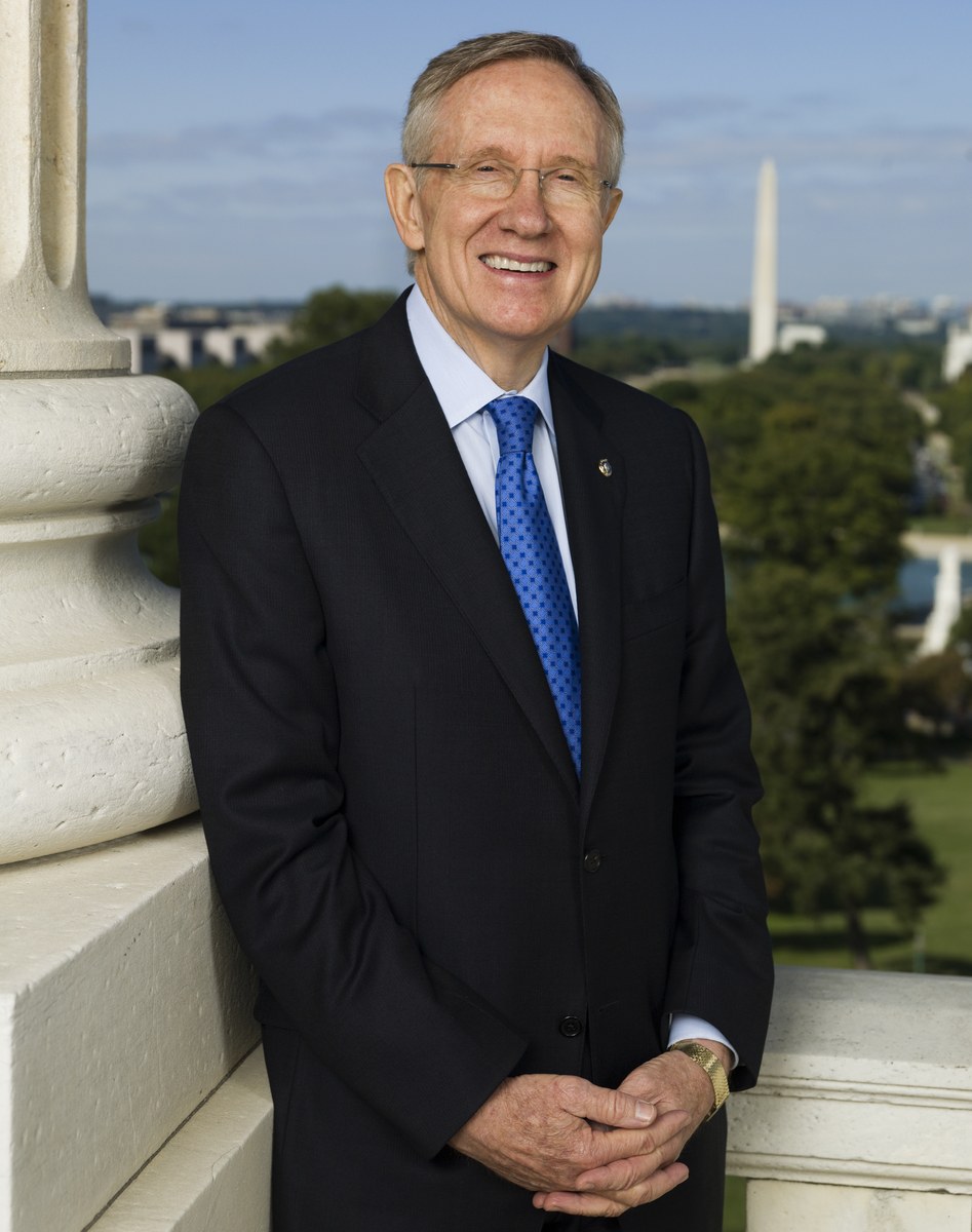 Senator Harry Reid, official Senate portrait, 2009.