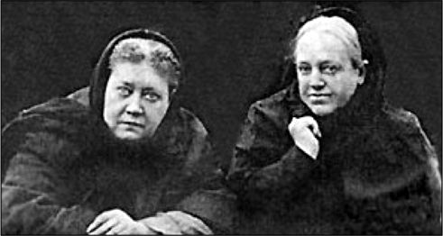 Blavatsky and her sister Vera Zhelikhovsky.