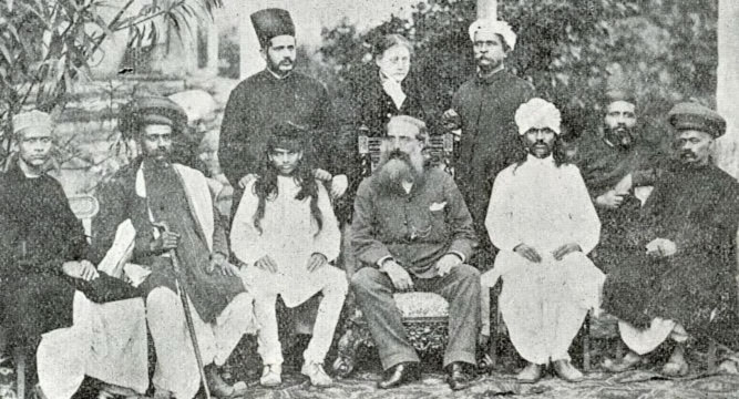 Blavatsky, Olcott, and Damodar K. Mavalankar.