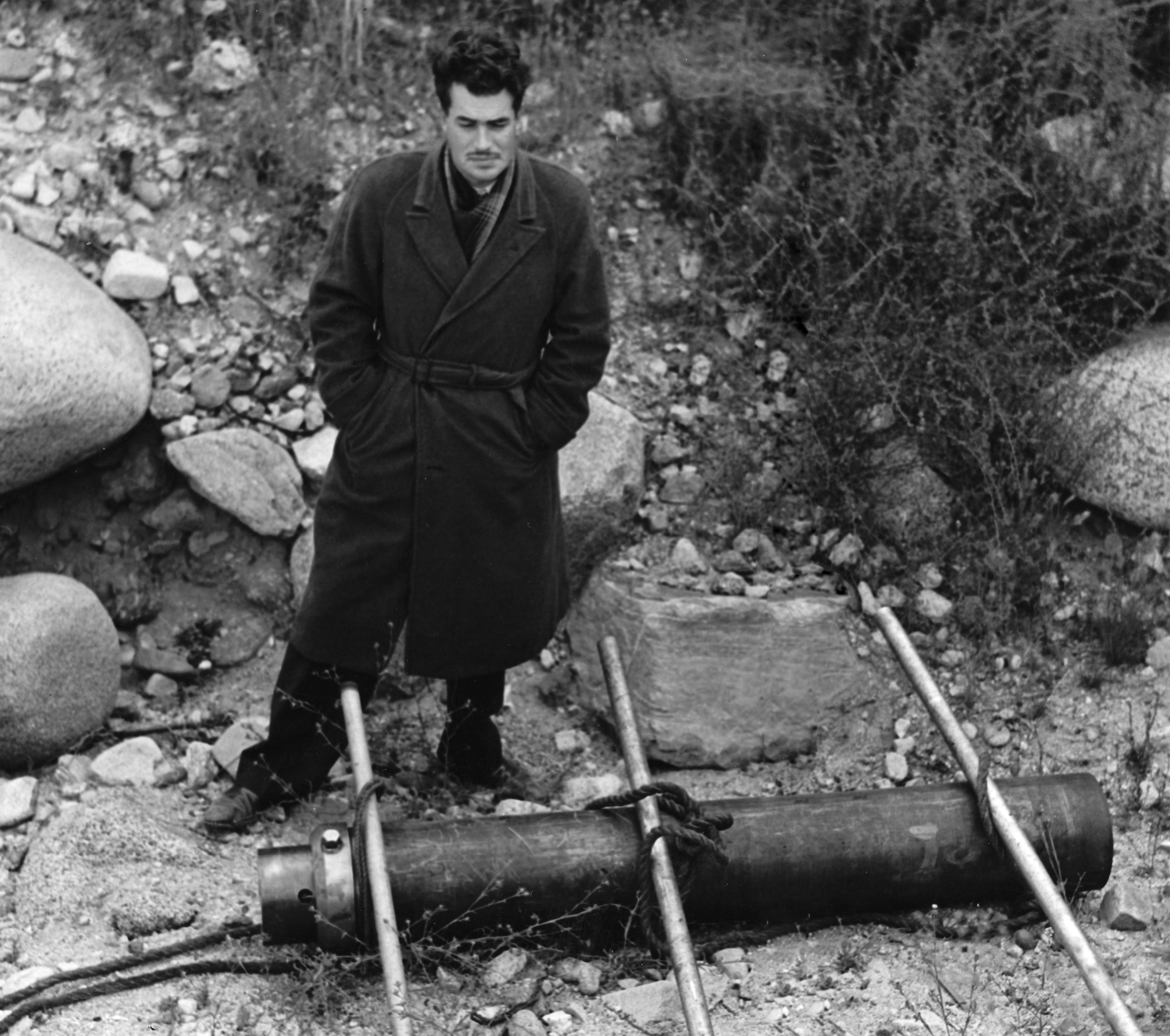 Jack Parsons in his late twenties, formal portrait, c. 1940.