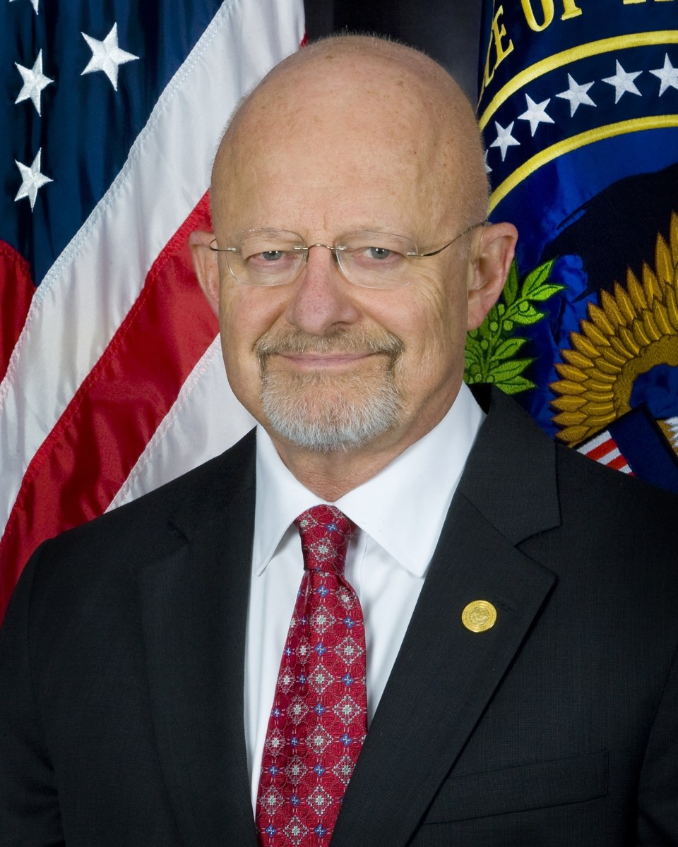 James R. Clapper, official portrait as Director of National Intelligence, 2010.