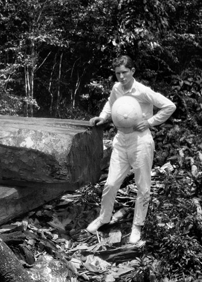 L. Ron Hubbard in Guam, 1927.