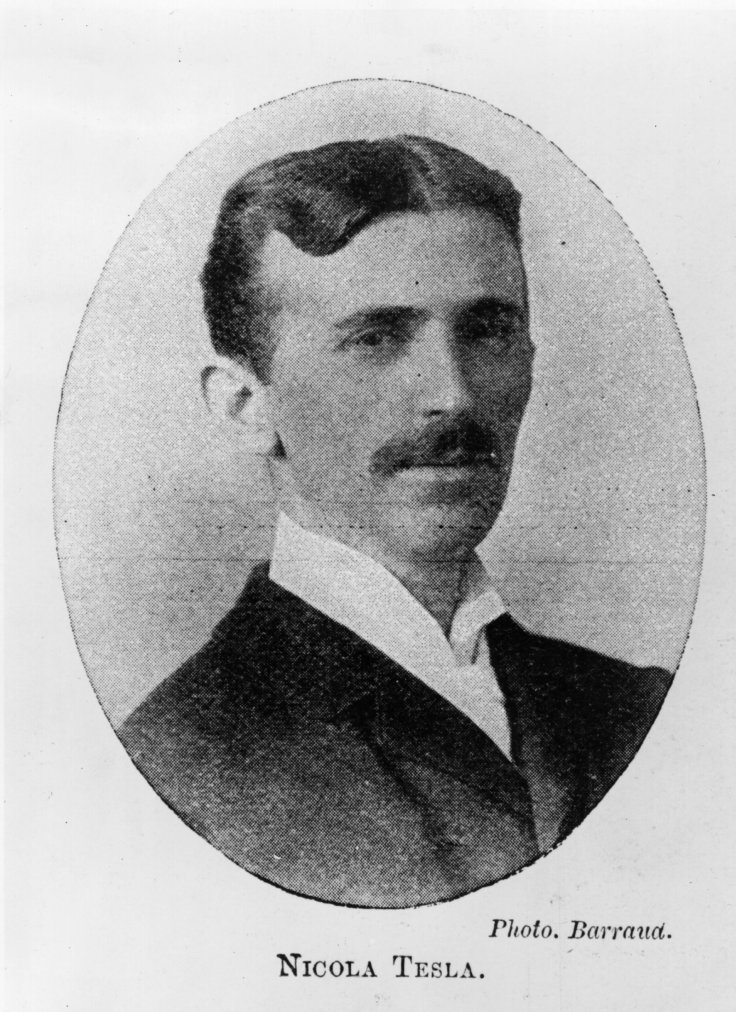 Tesla portrait by Barraud.
