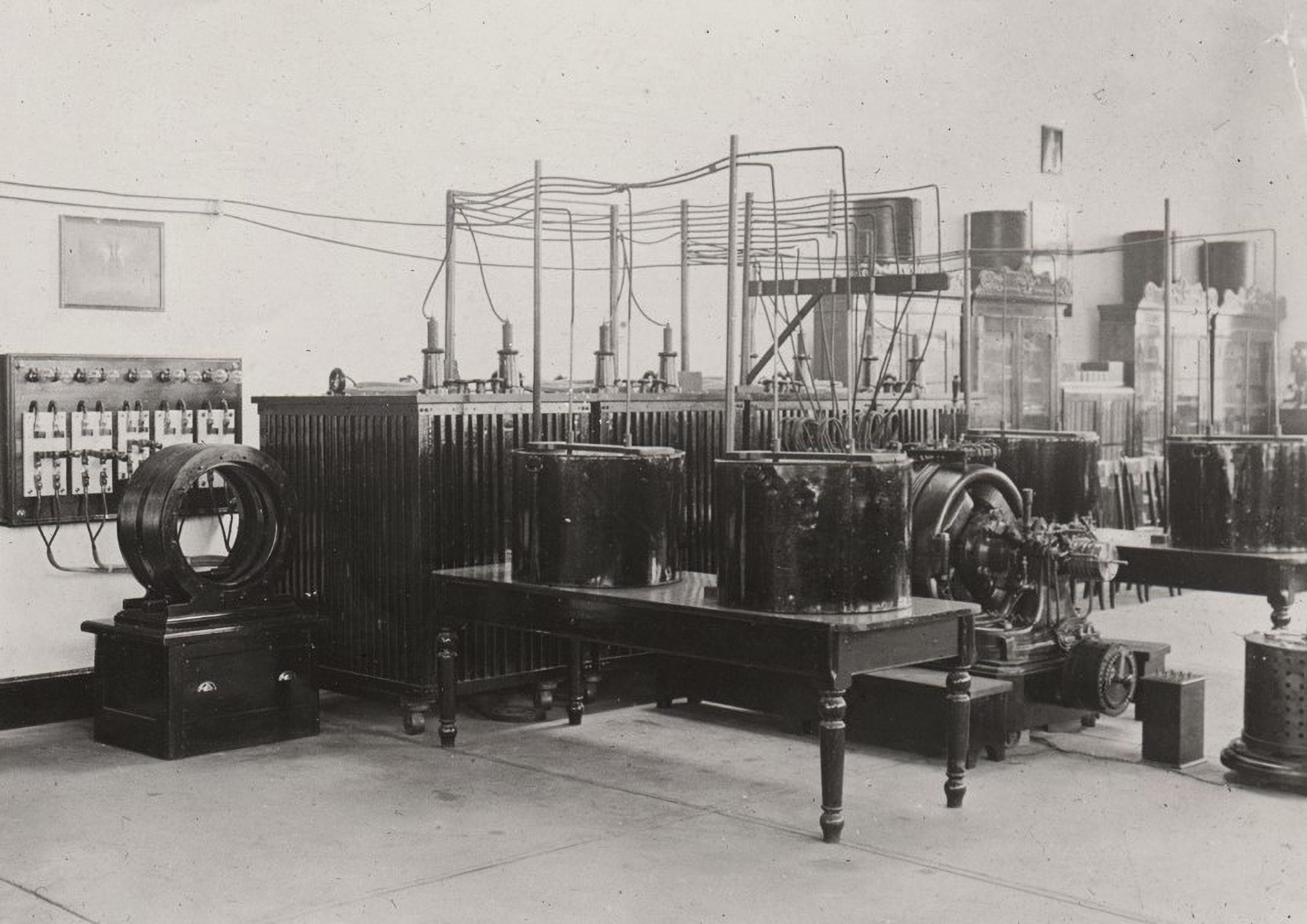 Interior of the Wardenclyffe power-house laboratory, contemporary photograph.