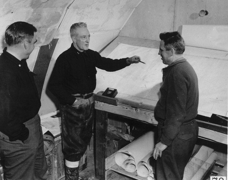 Rear Admiral Richard Byrd during Operation Highjump, 1946 to 1947.