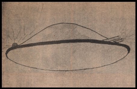 Sketch of the Object, 15 August 1974 · Laconia Evening Citizen