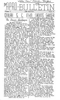 APRO Bulletin Vol. 1 No. 5, March 1953