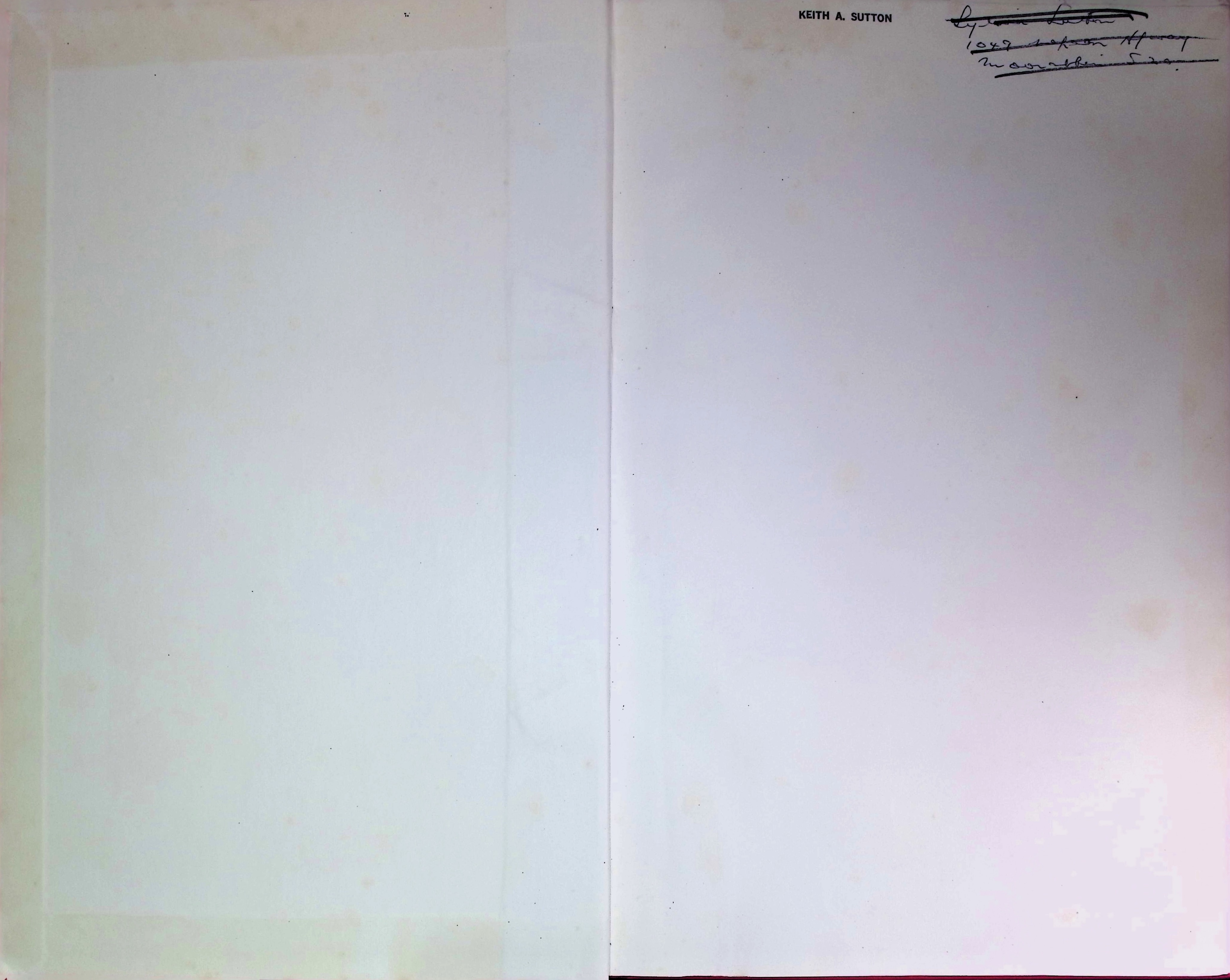 Rev. Cruttwell's Papua New Guinea sighting reports