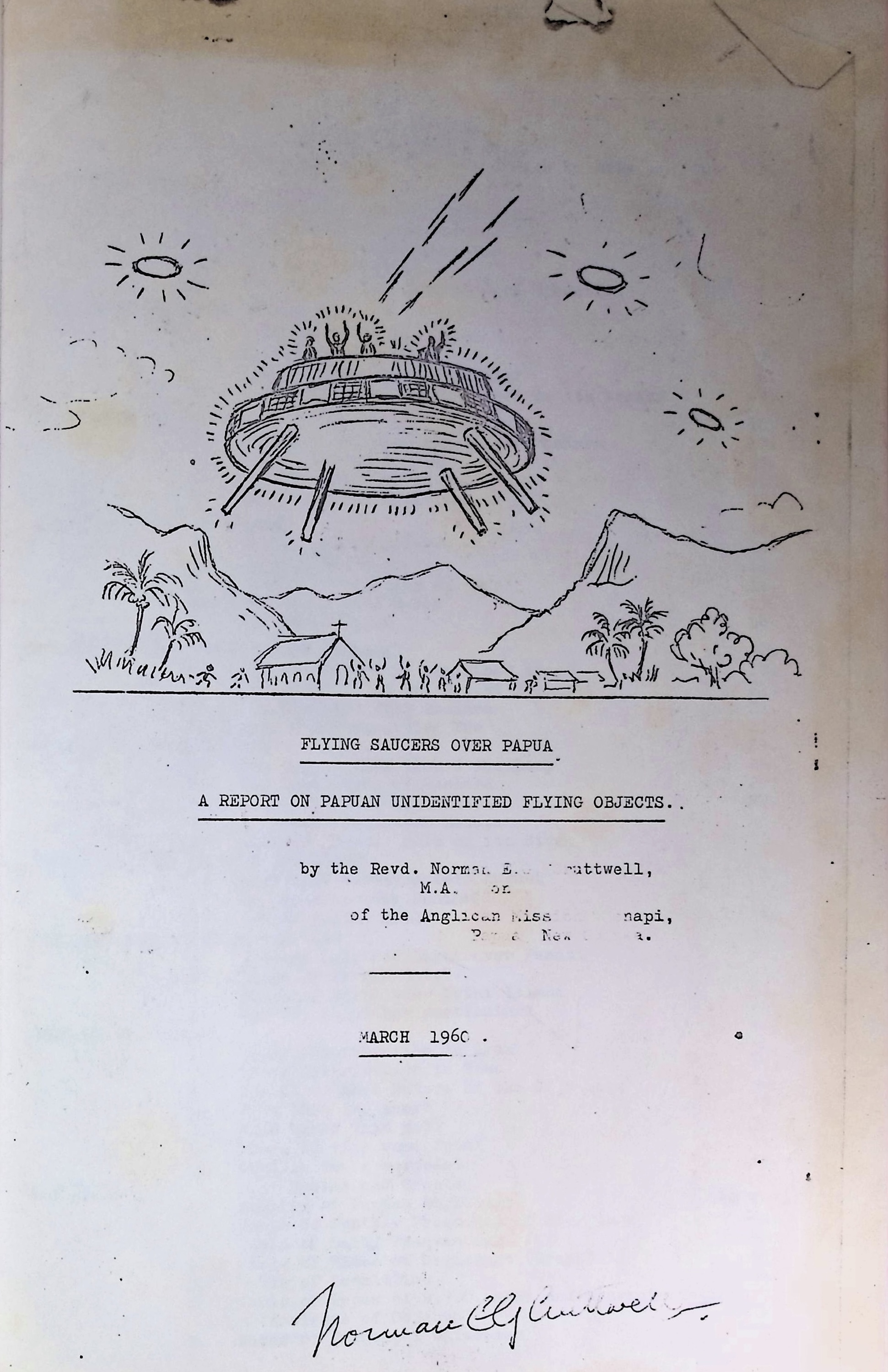 Signed title page with Cruttwell's signature