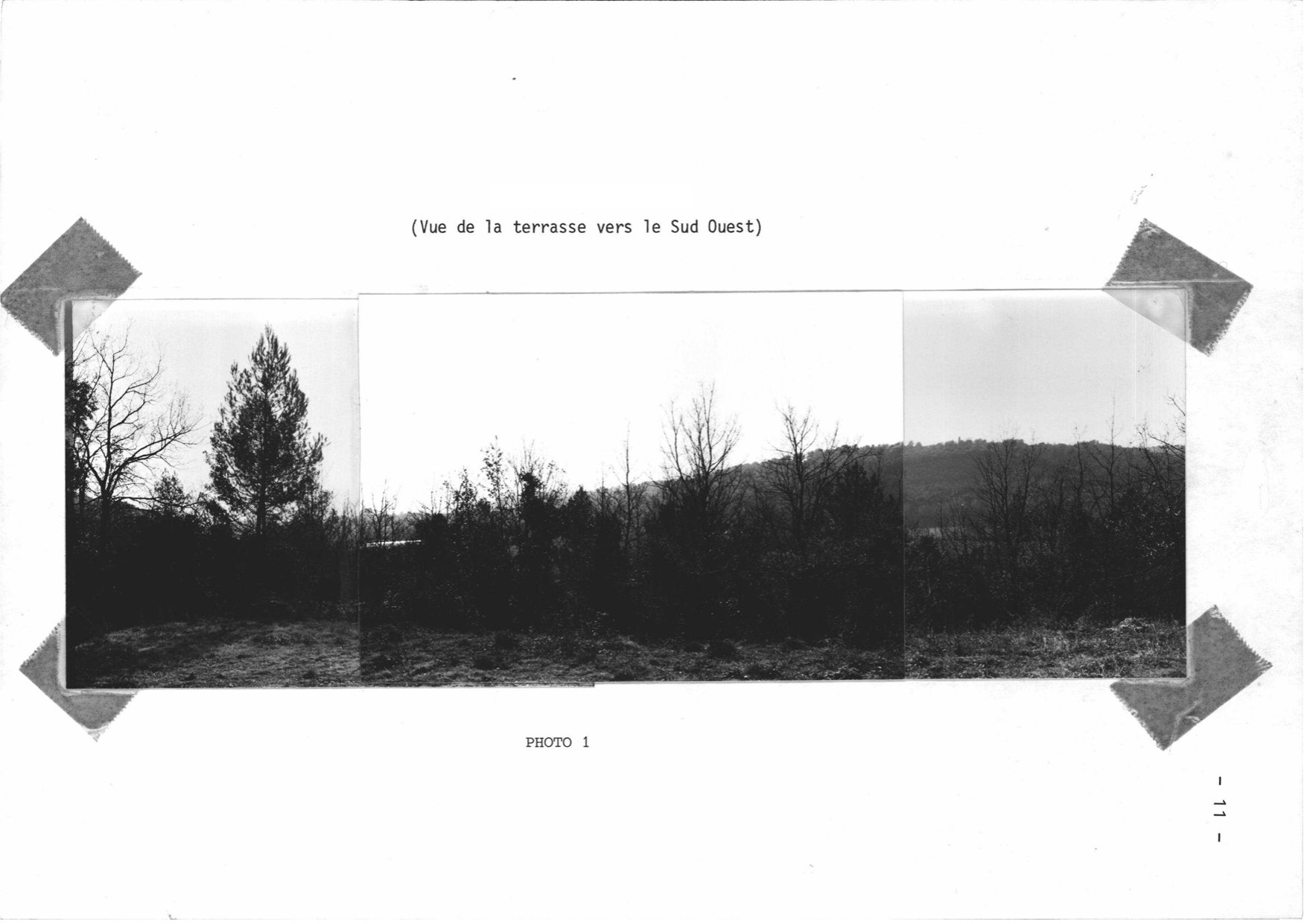 First page of a GEPAN research document, CNES, France.
