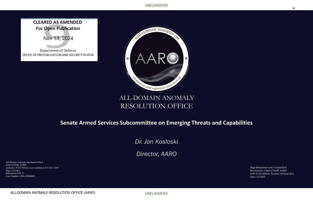 First page of SASC open hearing case file, 19 November 2024.