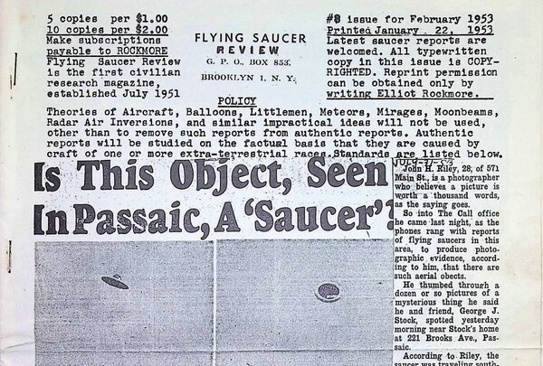 Flying Saucer Review, 1953