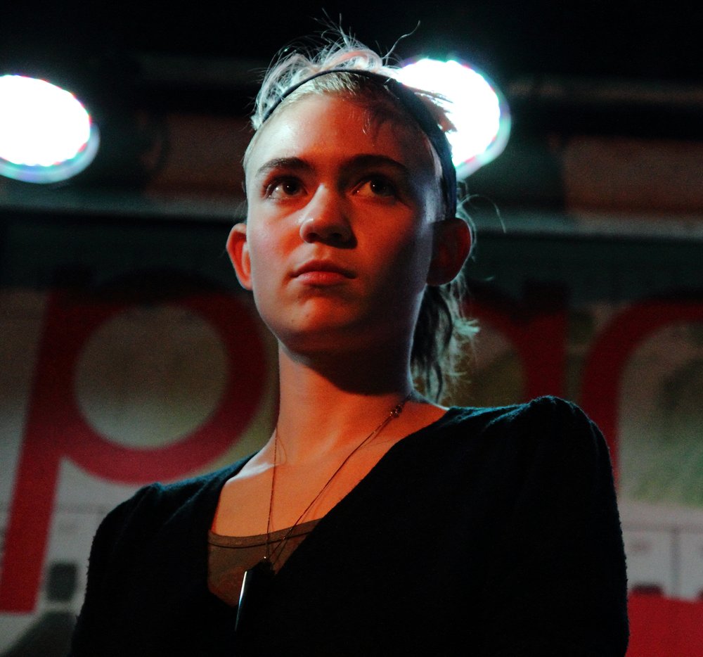 Grimes, musician and visual artist, portrait