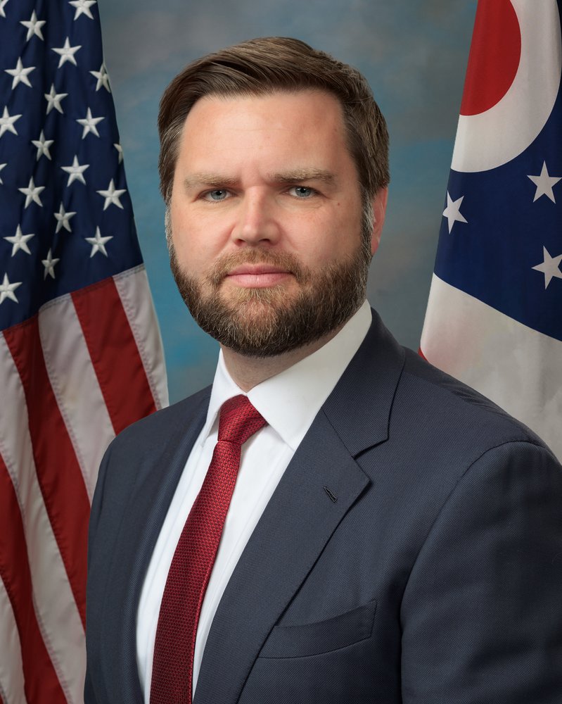 JD Vance, official Senator portrait, 118th Congress