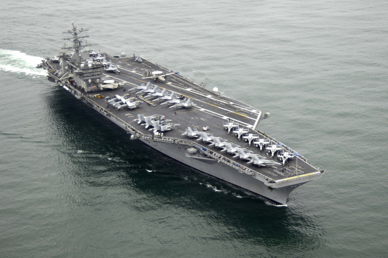 USS Nimitz, the Pacific aircraft carrier whose F/A-18 pilots filmed the FLIR1 Tic Tac in November 2004