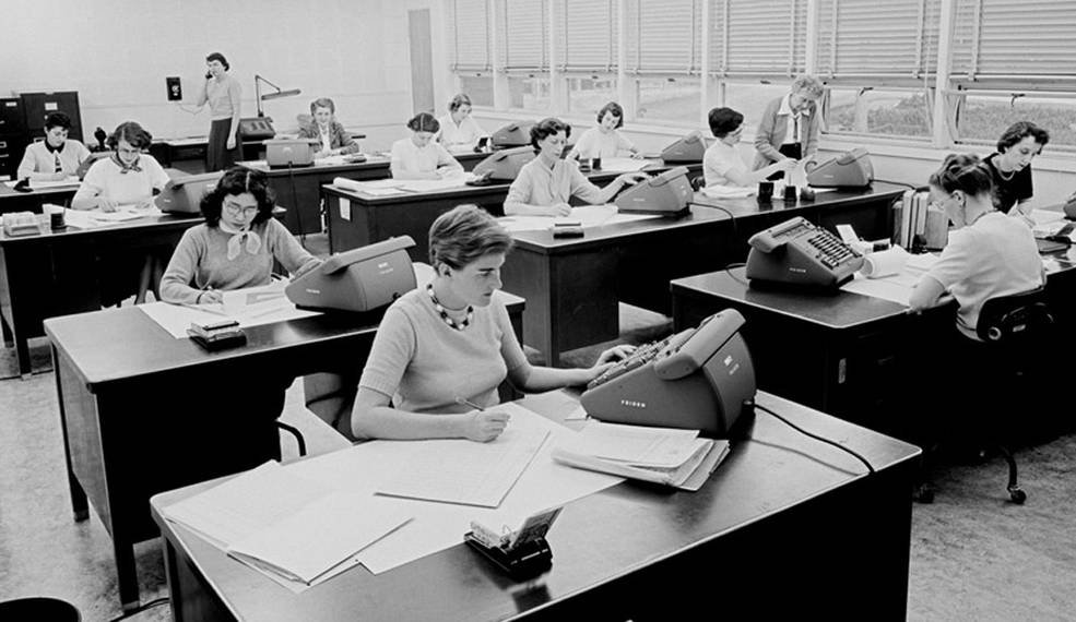 Jet Propulsion Laboratory human computers, the women mathematicians who performed manual orbital calculations.
