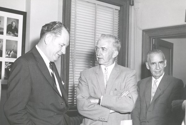 Final meeting of the National Advisory Committee for Aeronautics (NACA), 1958.